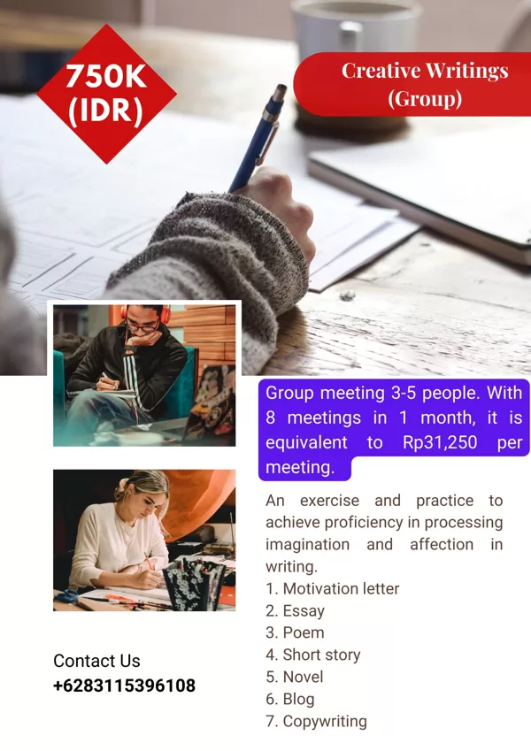 Creative Writing Mentoring for Group